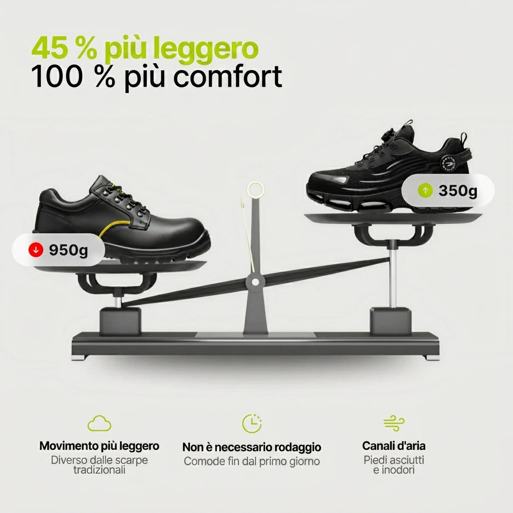Noblivo® PROTEZIONE S3 Pro — Sicurezza & Comfort per Tutto il Giorno